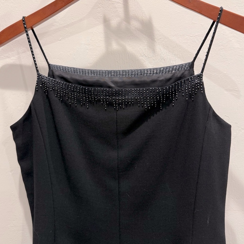 Ann Taylor Petites Black Dress and Jacket with Beaded Trim - Picture 11 of 14